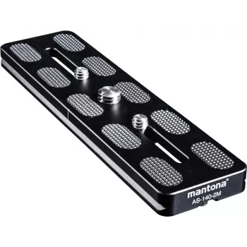 Walimex Mantona Schnellwechselplatte Arca Swiss, 140 mm schwarz (1021465)