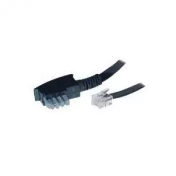 S/CONN 6m TAE-N - RJ12 Schwarz Transparent TC 70166 ShiverPeaks