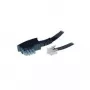 S/CONN 6m TAE-N - RJ12 Schwarz Transparent TC 70166 ShiverPeaks