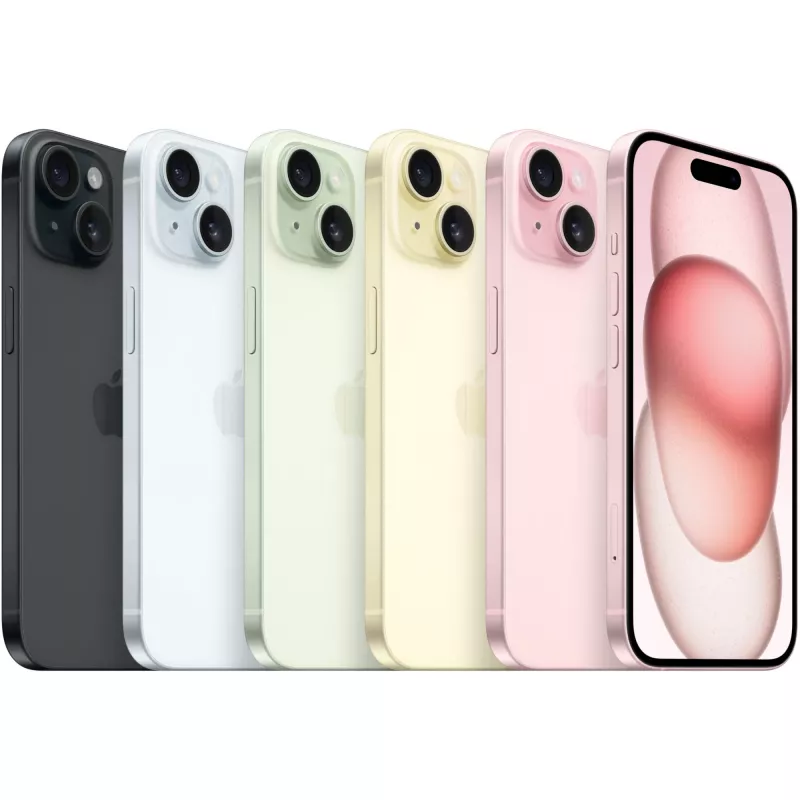 Apple iPhone 15 15,5 cm (6.1) Dual SIM iOS 17 5G USB Type-C 128 GB Schwarz