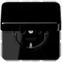 JUNG CD 1520 BFKL SW Steckdose Typ F Schwarz (CD1520BFKLSW)