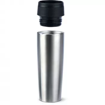 Reisebecher EMSA Classic Grande Edelstahl, 0,5 l, auslaufsicherer Thermobecher