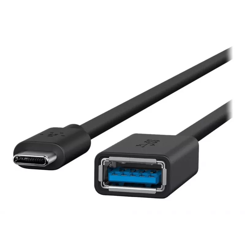 Belkin USB 3.0 Buchse 5GBit/s USB-C auf USB-A 1m Grau (F2CU036BTBLK)