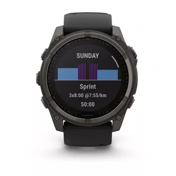 Garmin fenix 8 3,56 cm (1,4) 51 mm Digital 280 x 280 Pixel Touchscreen Titan Wi-Fi GPS (Satellit)