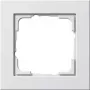 Wandplatte GIRA E2 Weiß — Thermoplast, schraubenlos, 80,8×80,8×9,3 mm