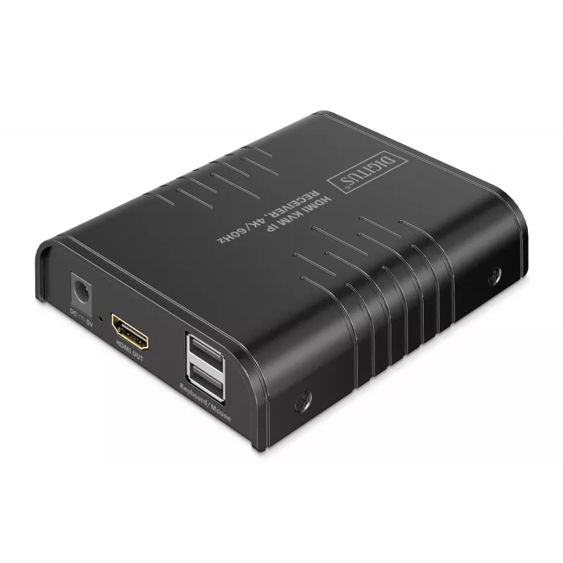 Digitus HDMI KVM IP Receiver 4K/60Hz Kabelgebunden 200m