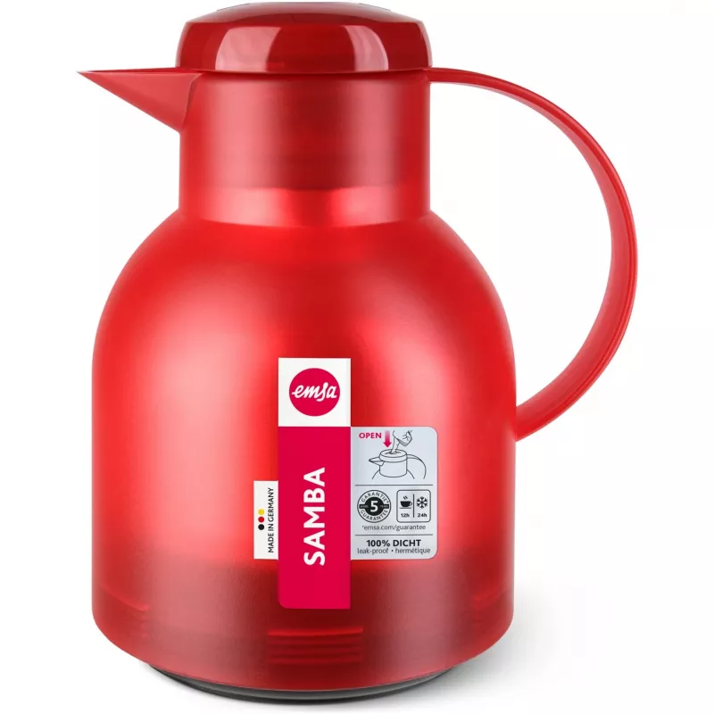 EMSA 504232 Karaffe/Krug/Flasche Rot, Transparent
