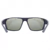 Multisportbrille UVEX sportstyle 233 P — Vollrand, Unisex, Marineblau, 28 g