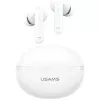 Bluetooth-Kopfhörer Usams TWS E02 ANC+ENC weiß