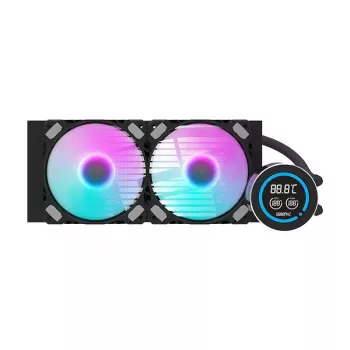 240mm Radiator Darkflash DN-D240 Schwarz — Wasserkühlungsradiator für PC-Flüssigkeitskühlungssysteme
