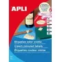Etikettenaufkleber agipa Universal-Etiketten oval 63,5 x 42,3 mm creme für Tintenstrahl- und Laserdrucker, Kopierer – 1 Stück