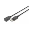 Digitus ASSMANN - DisplayPort-Verlängerungskabel - DisplayPort (M) - DisplayPort (W) - 2 m (DisplayPort 1.2) - vergossen - Schwarz (AK-340200-020-S)