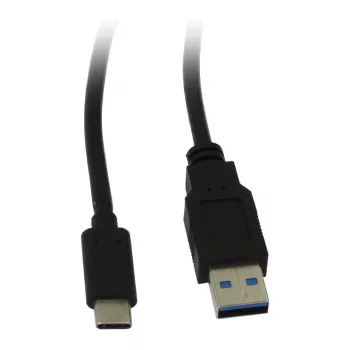 Synergy 21 S215326V2 - 1 m - USB A - USB C - USB 3.2 Gen 1 (3.1 Gen 1) - Schwarz