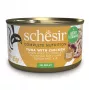 SCHESIR Thunfisch mit Huhn in Gelee - Nassfutter für Katzen - 85 g