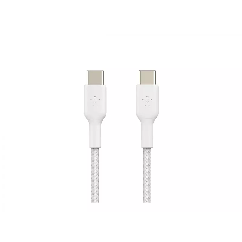 Belkin BOOST CHARGE - USB-Kabel - 24-polig USB-C (M) zu 24-polig USB-C (M) - USB 2.0 - 2 m - Weiß