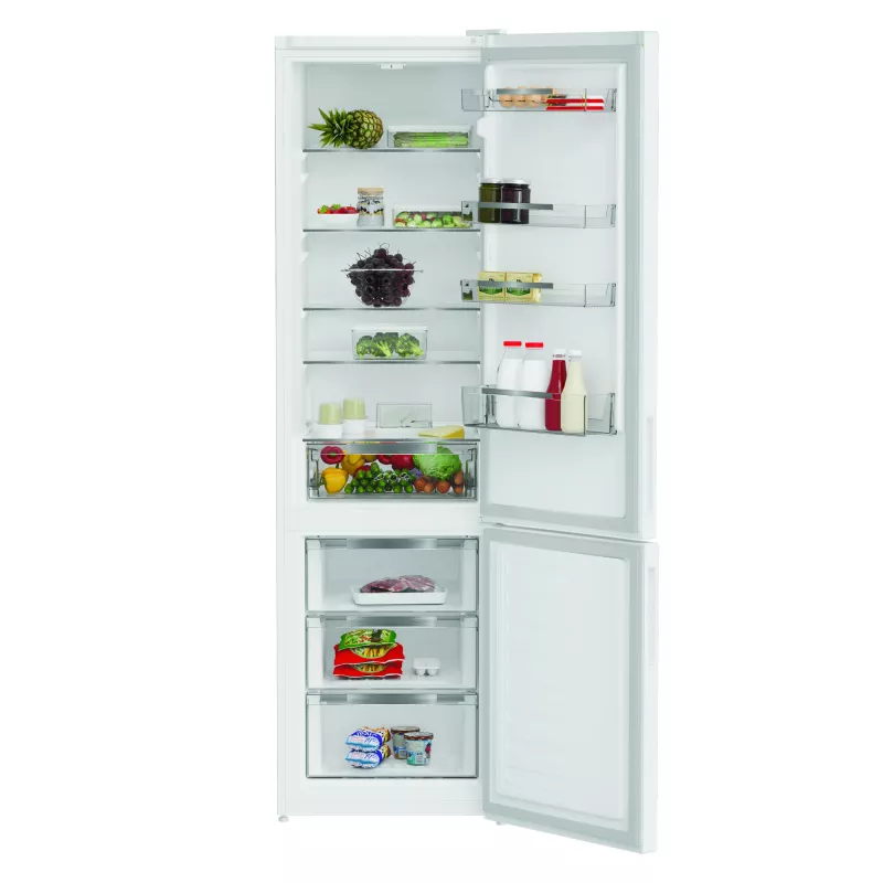 INDESIT Kühlschrank | INKS 1401 W4E | Energieeffizienzklasse E | Standgerät | Combi | Höhe 202,5 cm | Kühlteil-Nutzinhalt 266 L | Gefrierteil-Nutzinhalt 120 L | 38 dB | Weiß