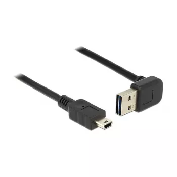 USB-Kabel DeLOCK 2m USB 2.0-A auf Mini-USB B Schwarz 83544