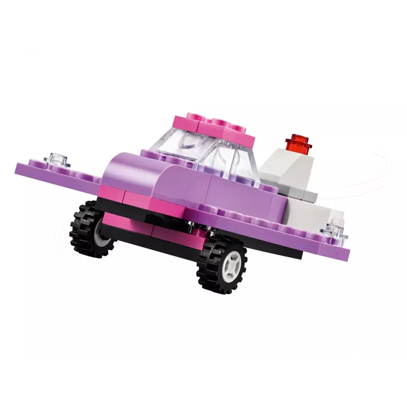 LEGO Classic Kreative Fahrzeuge Buntes Modellauto-Set mit Polizeiauto-Spielzeug & 11023 Klassische grüne Grundplatte Quadrat 32x32 Noppen Baugras