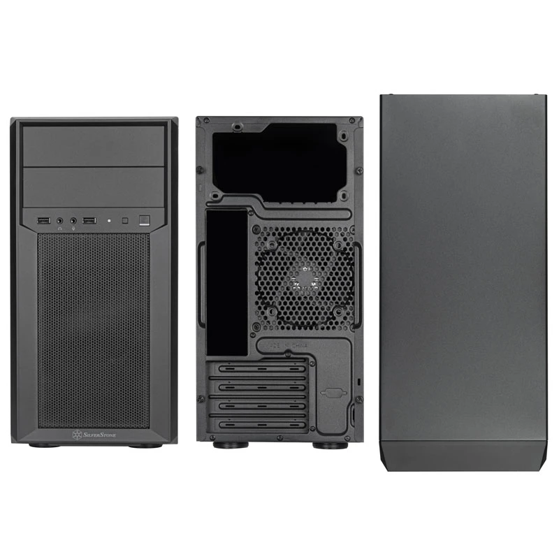 Silverstone SST-FA313-B Micro-ATX Gehäuse (SST-FA313-B)