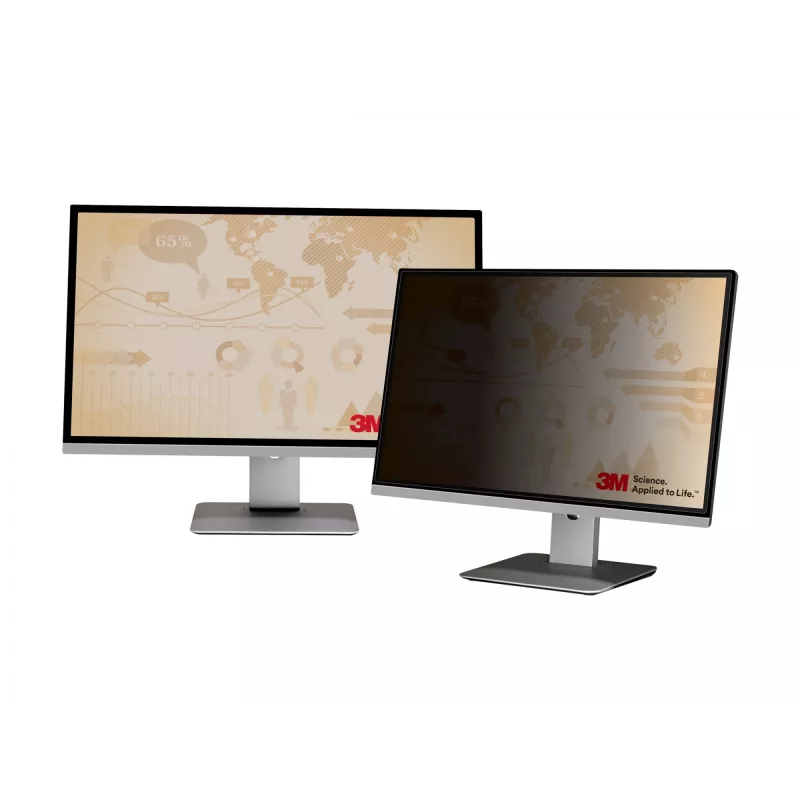 3M PF195W9B Bildschirm-Sichtschutzfilter 49,5 cm (19,5 Zoll) Monitor Rahmenloser Bildschirm-Sichtschutzfilter