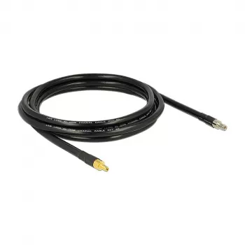 Koaxialkabel DeLOCK 13007 3 m SMA Schwarz
