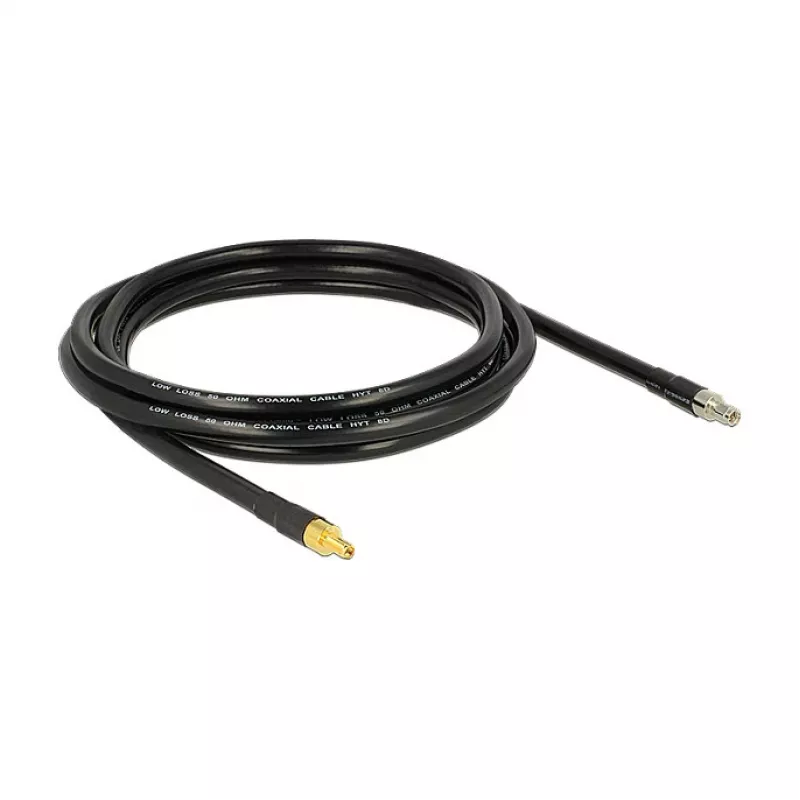 Koaxialkabel DeLOCK 13007 3 m SMA Schwarz