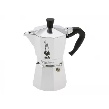 Bialetti Moka Express Moka-Kanne 0,3 L Aluminium, Schwarz