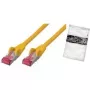 Netzwerkkabel ShiverPeaks BS75713-AY Gelb 3m Cat6a S/FTP