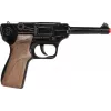Metallspielzeug-Polizeirevolver Gonher 8-Schuss, Metallkonstruktion, Modell 258441