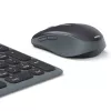 Multi-Device Tastatur- und Maus-Set Schwarz Grau