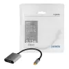 LogiLink CUA0103 USB 3.2 Gen1 Type-C-auf-HDMI-A-Kabel 0,15 m Schwarz Grau