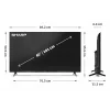 Sharp | 40HF3265E | 40 inch | Smart TV | Google TV