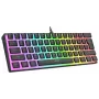 Mechanische Tastatur RAMPAGE RADIANT K11 RGB Rot Schwarz — kabelgebunden, RGB-Hintergrundbeleuchtung, Full-Size-Layout