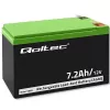 Qoltec 53062 AGM-Batterie | 12V | 7,2 Ah | max 108A