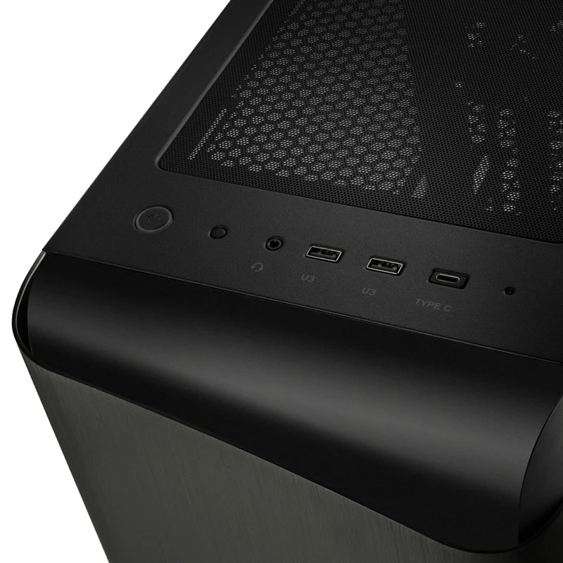SilverStone Seta A1 Midi-Tower, Tempered Glass - schwarz