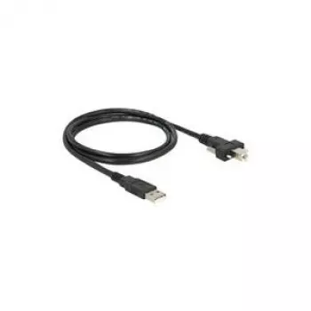 USB-Kabel DeLOCK 83594 USB 2.0 1 m USB A USB B Schwarz