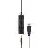 EPOS | SENNHEISER IMPACT SC 75 USB MS Headset Kabelgebundenes Kopfband Konnektivität/Musik USB Typ-A Schwarz
