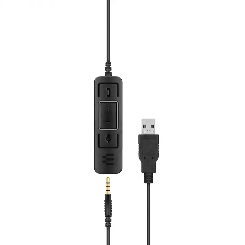EPOS | SENNHEISER IMPACT SC 75 USB MS Headset Kabelgebundenes Kopfband Konnektivität/Musik USB Typ-A Schwarz