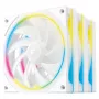 PC-Kühlungslüfter DeepCool FL12R SE 3in1 Weiß — 3er-Lüfterkit, weiße Ausführung