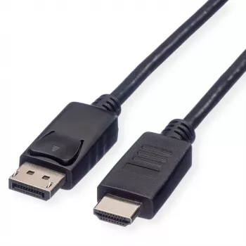 Kabel ROLINE 11445780 1 m DisplayPort auf HDMI Schwarz