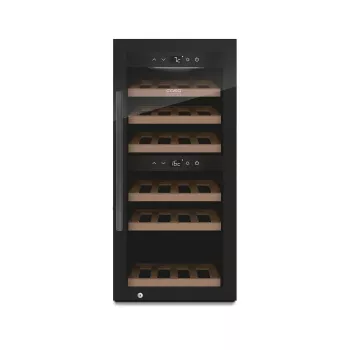 Caso | Smart Wine Cooler | WineExclusive 24 | Energieeffizienzklasse G | Vitrine | Flaschenkapazität 24 Flaschen | Kühltechnologie Kompressor | Schwarz