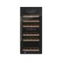 Caso | Smart Wine Cooler | WineExclusive 24 | Energieeffizienzklasse G | Vitrine | Flaschenkapazität 24 Flaschen | Kühltechnologie Kompressor | Schwarz