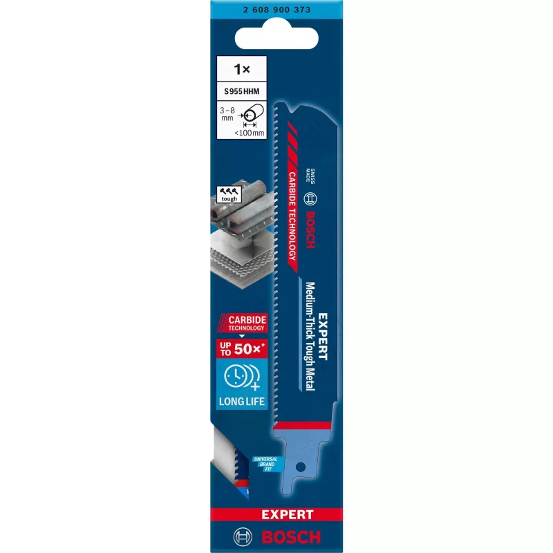 Bosch EXPERT ‘MEDIUM-THICK TOUGH METAL’ S 955 HHM Säbelsägeblatt Kohlenstoffstahl (HCS) 1 St.