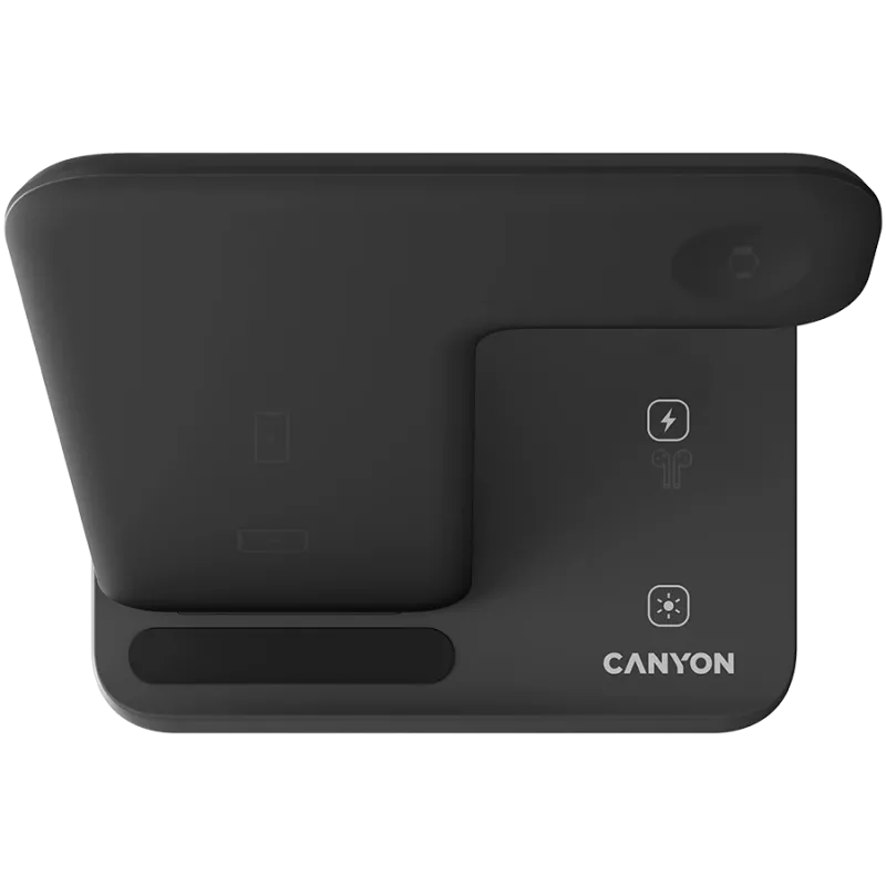 Canyon Wireless Charger Dock 3in1 QI für Apple 15W schwarz Einzelhandel
