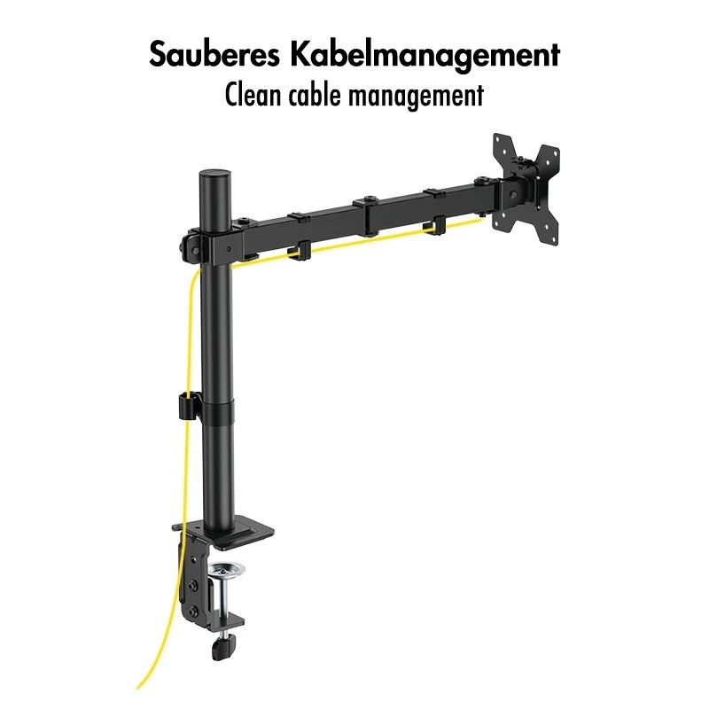 Monitorhalterung 17-32 Zoll, max. 10 kg, Stahl