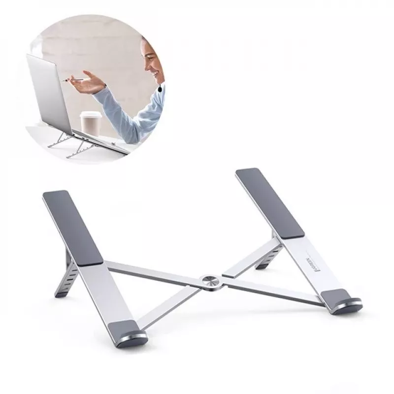 Laptop-Ständer UGREEN LP451 verstellbar Aluminiumlegierung für 8–17 Zoll Laptops, 5 Positionen, silber