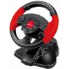 Lenkrad ESPERANZA EG103 Gaming-Controller — PC/PS2/PS3, 13 Tasten, Vibration, Beschleunigungssensor, schwarz/rot