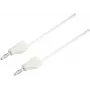 VOLTCRAFT Prüfleitung [Stecker 4 mm - Stecker 4 mm] 2 m Weiß MSB-300 (MSB-300-2-WS)
