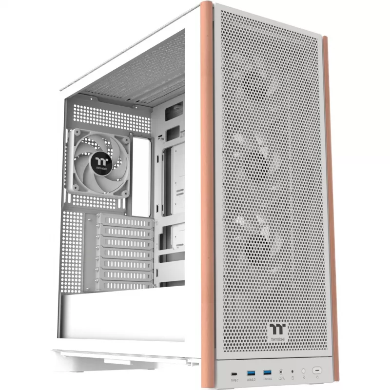 Thermaltake Gehäuse S370 WS Midi TowerSnow White - Midi/Mini Tower - ATX (CA-11J-00M6WN-00)