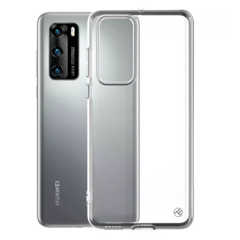 Schutzhülle aus Silikon Tellur für Huawei P40, Transparent